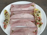 Jambon farci au riz et légumes au combi ninja
