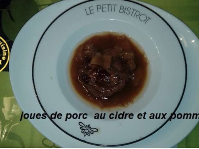 Recettes De Joues De Porc Et Pomme