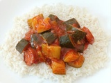 Mijotée de courgettes au chorizo au Compact cook pro