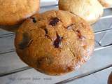 Muffins aux cranberries (au cake factory et ccpro)