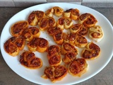 Palmiers tomatés chorizo au combi ninja