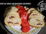 Roule au thon et tomates sechees