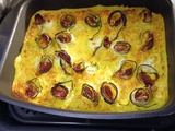 Rouleaux de courgettes béchamel chorizo au combi ninja