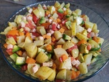 Salade d'été vide frigo