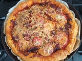Tarte façon brushetta avec tomates et chorizo