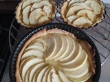 Tartelettes sablées poudre amande et pommes au cake factory