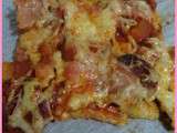 Pizza tomate-chorizo
