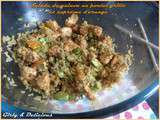 Salade de quinoa au poulet grillé et suprêmes d'orange