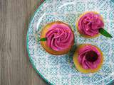 Cupcakes sans gluten pour voir la vie en rose