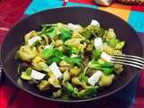 Salade de pâtes aux légumes grillés