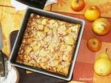 Clafoutis d'automne, pomme/poire aux amandes et farine de châtaigne - sans gluten