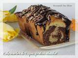 Cake marbré de Pâques praliné et chocolat, sans gluten