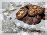 Cookies américains chocolat - noix, sans farine