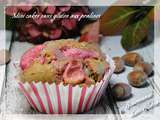 Mini-cakes sans gluten aux pralines pour octobre rose