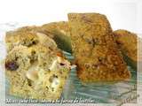 Mini-cakes thon chèvre à la farine de lentilles