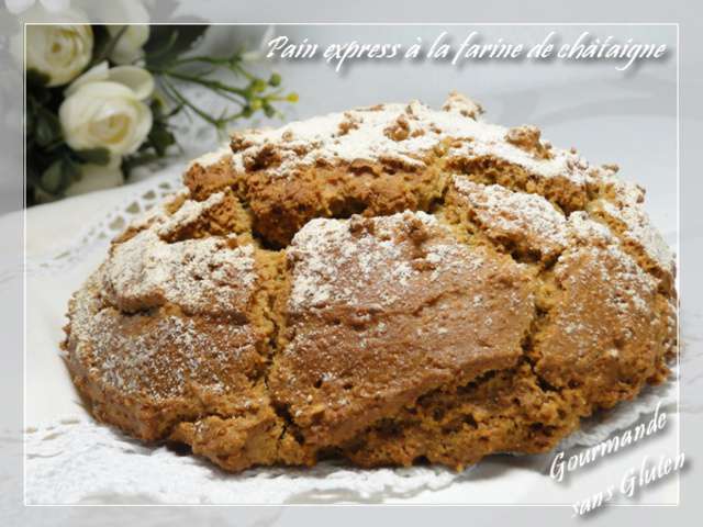 Recette Pain Farine De Chataigne Sans Gluten Recettes de Farine de chataigne de Gourmande sans gluten