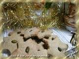 Sablés étoiles de Noël sans gluten aux pistaches