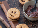Biscuits sourire au chocolat