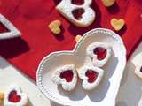 Coeur de sablé aux fraises 💖 pour la Saint Valentin