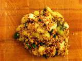 Salade de quinoa au concombre et à la feta