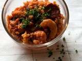 Jambalaya aux crevettes et chorizo