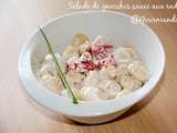 Salade de gnocchis sauce aux radis