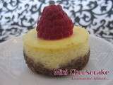 Mini-cheesecake et son coulis de fruits rouges