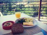 Breakfast with a view 🌞🌞🌞🌳🌳🌳
#foodpics #foodporn #kosher