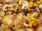 Chicken & co. 
Roasted chicken, Israeli couscous, sweet