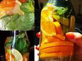 #flavored #water of the day : #allorganic #mint orange and #lime