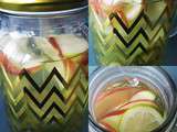 #flavored #water of the day :#organic #apples #lime and #kiwi