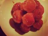 #fresh #strawberries with #berries #coulis, so #yummy