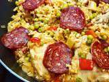 Like a paella. 
Comforting food for Shabbat, rice cooked in
