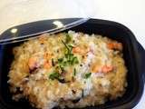 Plat du jour : risotto aux crevettes &