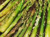 #roasted #green #asparagus, #olive #oil, #seasalt and #crushed