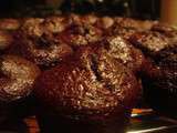 Mini muffins chocolat,noix, cannberge et choc à tartiner