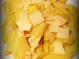 Pâtes à la crème d'asperges et parmesan