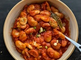 Judiones segovianos, les gros haricots de Ségovie (en sauce)