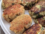 Kolokithokeftedes, galettes / beignets courgette et feta {Grèce}