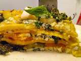 Lasagnes au potiron, Butternut, brousse et chou Kale