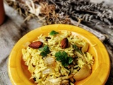 Machboos, riz au poulet et aux épices (Émirats Arabes)