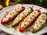 Poivrons farcis à la feta (recette grecque)