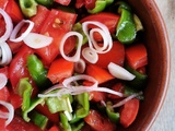 Timatin, une salade de tomates et piment vert {Éthiopie}