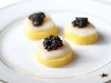 {1} Petites mises en bouche au caviar