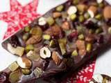 #15 Plaquette de chocolat façon mendiant – Cadeau gourmand