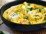 Curry de poisson aux asperges vertes