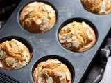 Muffins pomme-gingembre-amandes et un micro-onde à gagner