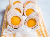 Sablés œuf de Pâques à la crème de mangue