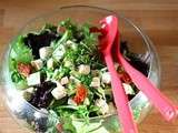 Salade toute verte aux parfums d’été