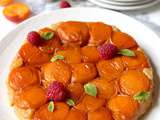 Tarte tatin aux abricots et miel